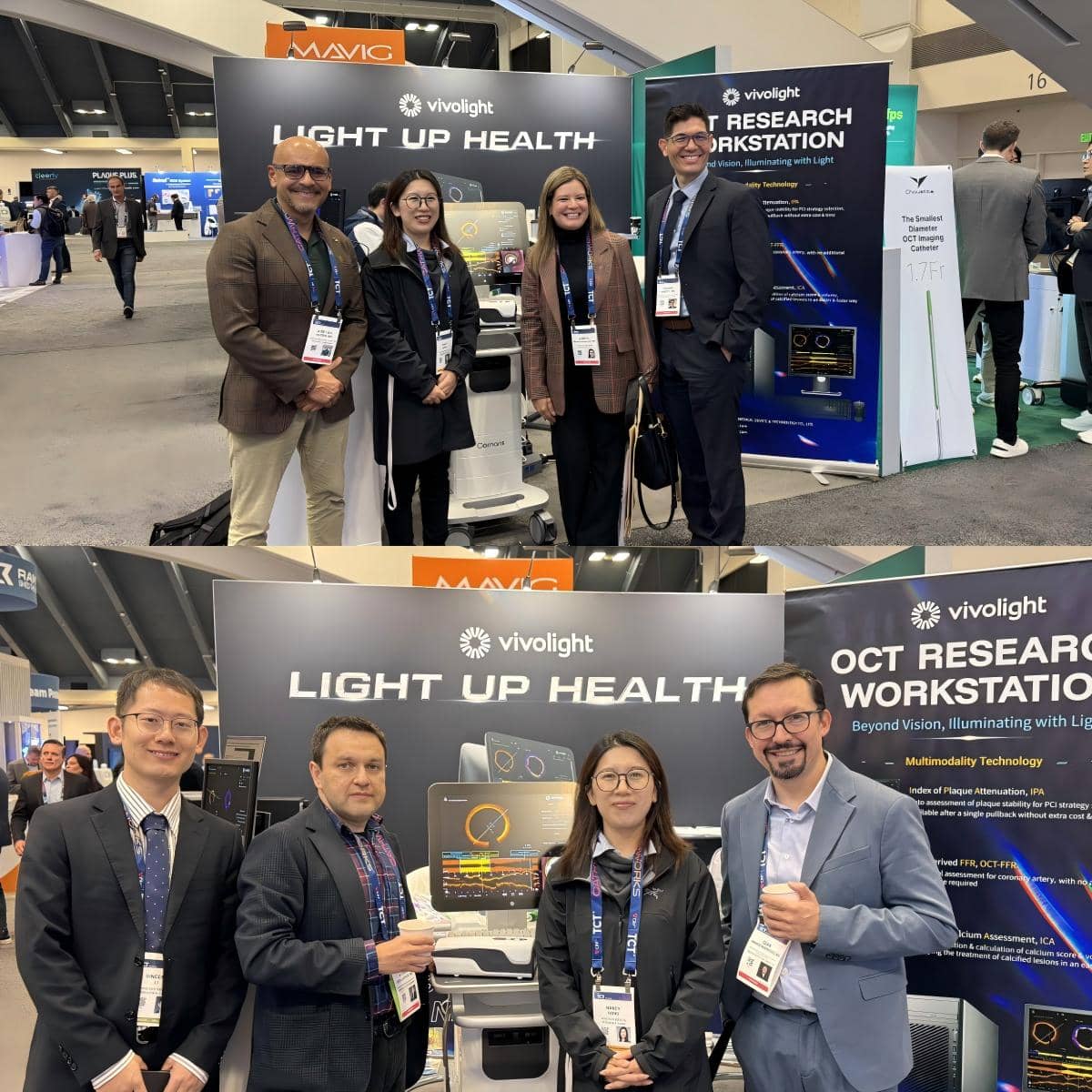 Vivolight Medical wird das P80-E OCT-System auf der TCT 2025 in San Francisco vorstellen.