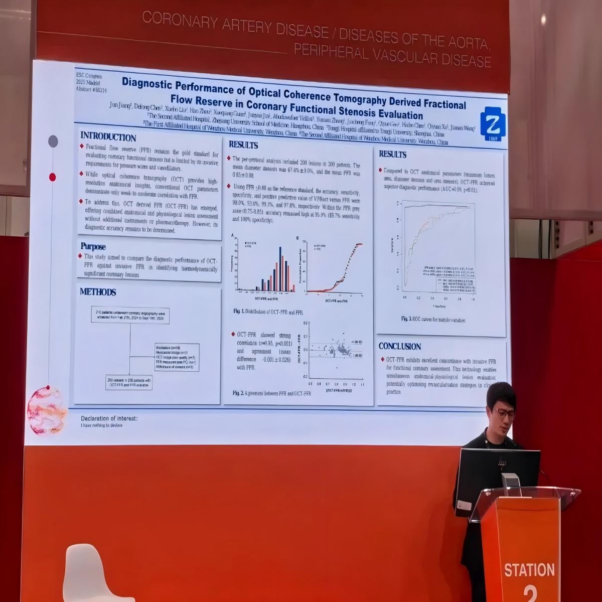 ESC 2025: Forscher der SAHZU (@ZJU_Medicine) enthüllen bahnbrechende OCT-FFR-Daten